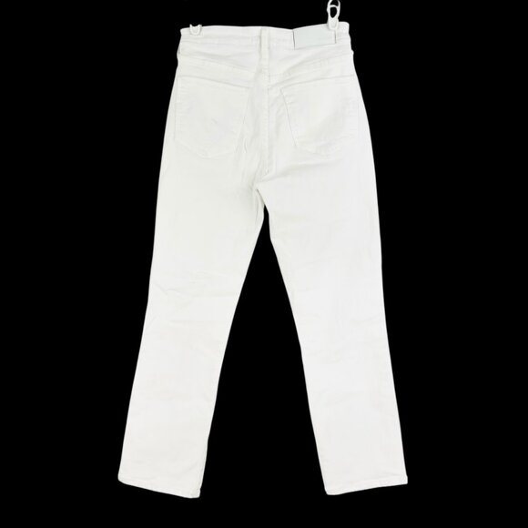 True Religion Women's Starr Distressed High Waist Stretch White Jeans Size 27W - Picture 2 of 11